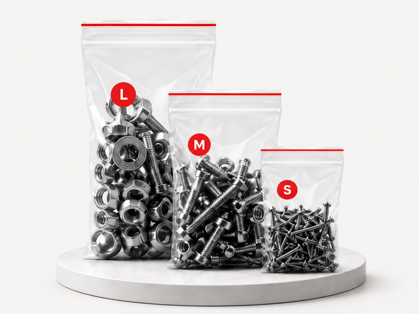 ZIP-lock пакет JustPack у формі підбору пакування